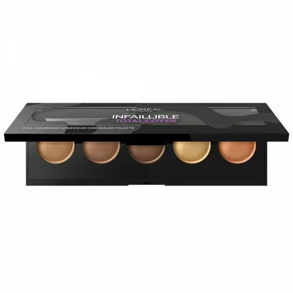 02 Médium à Foncé - Palette Correcteur / Anti-Cernes Infaillible TOTAL COVER de l'Oréal Paris