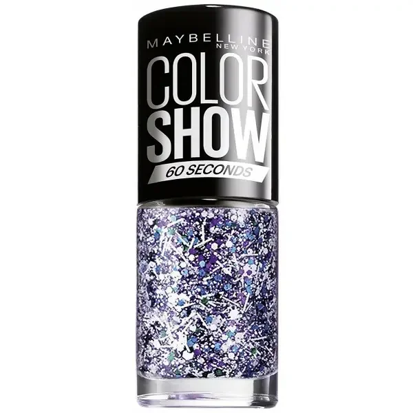 02 White Splatter TOP COAT - Vernis à Ongles Colorshow 60 Seconds de Gemey-Maybelline