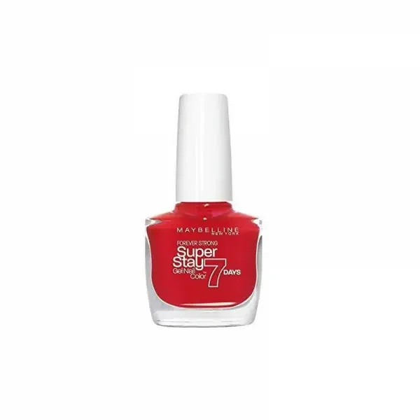 08 Rouge Passion - Vernis à Ongles Strong & Pro / SuperStay Gemey Maybelline