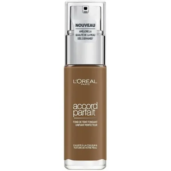 10.D Doré Foncé - Fond de Teint Fluide Accord Parfait de L'Oréal Paris