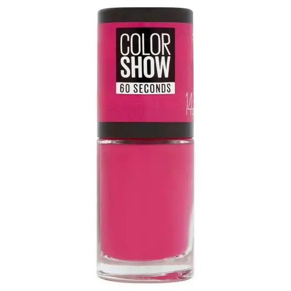 14 Show Time Pink - Vernis à Ongles Colorshow 60 Seconds de Gemey-Maybelline