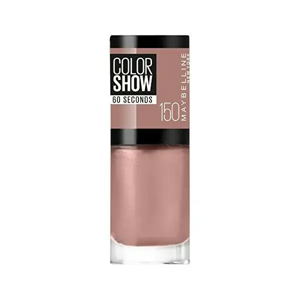 150 Mauve Kiss - Vernis à Ongles Colorshow 60 Seconds de Gemey-Maybelline
