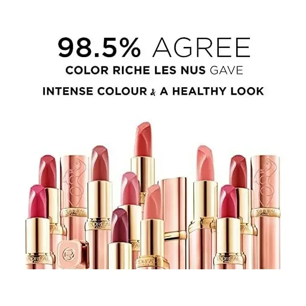 183 Exubérant - Rouge à lèvres Color Riche Satin Smooth hydratant à pigments purs, oméga 3 et vitamine E de L'Oréal Paris