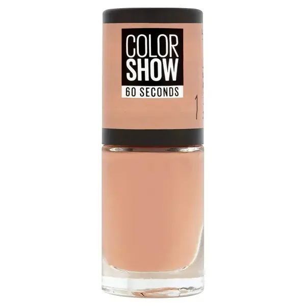 1 Go Bare - Vernis à Ongles Colorshow 60 Seconds de Gemey-Maybelline