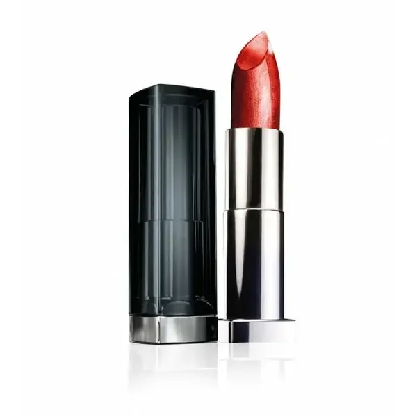 20 Hot Lava - MAT Metallic - Rouge à lèvre Gemey Maybelline Color Sensational
