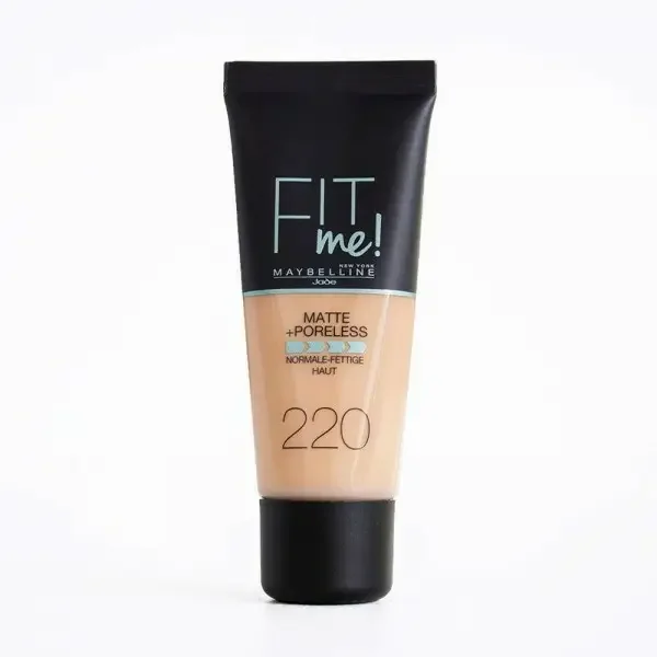 220 Beige Naturel - Fond de Teint FIT ME MATTE & PORELESS de Maybelline