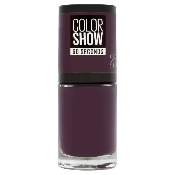 25 Plum it Up - Vernis à Ongles Colorshow 60 Seconds de Gemey-Maybelline