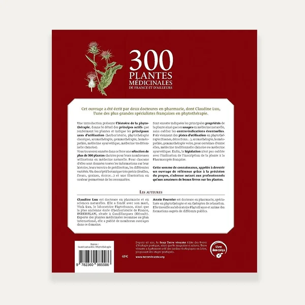 300 plantes médicinales de France et d'ailleurs - Dr Claudine Luu