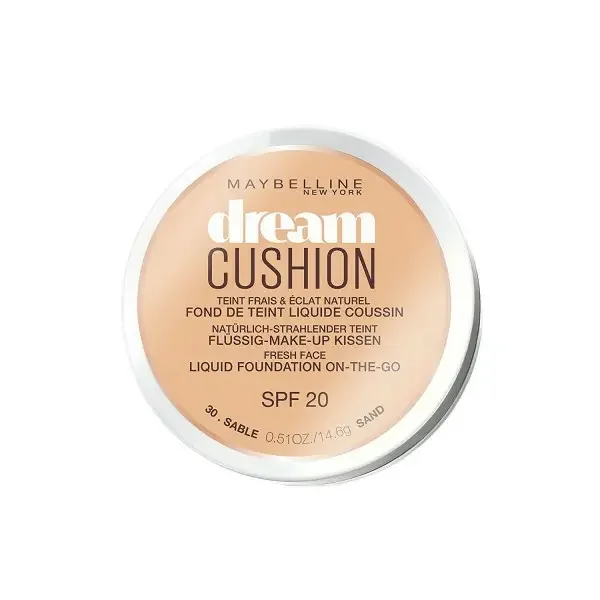30 Sable - Fond de Teint Dream Cushion SPF 20 de Maybelline New York