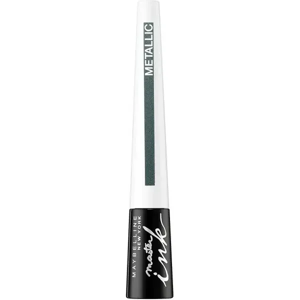 33 Glimmer Green - Eyeliner Pinceau Lasting Drama Metallic Liquid Ink de Gemey Maybelline