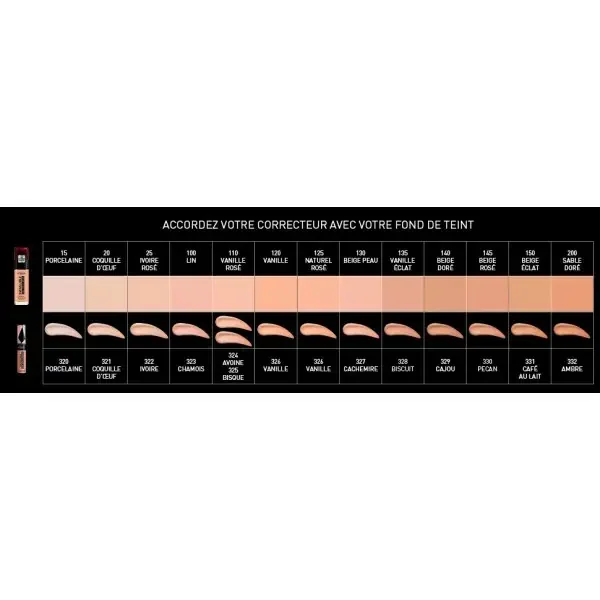 344 Expresso - Correcteur et Fond de Teint 2 en 1 Infaillible More Than Concealer de L'Oréal Paris