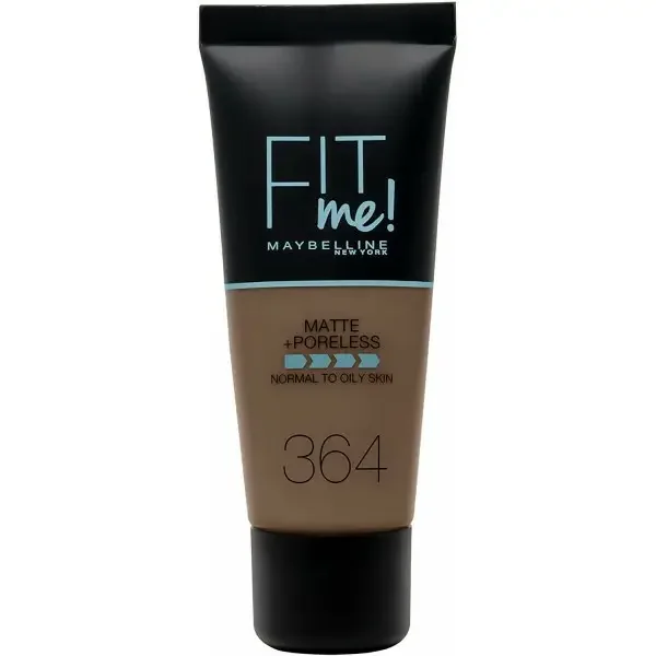 364 Bronze Foncé - Fond de Teint FIT ME MATTE & PORELESS de Maybelline