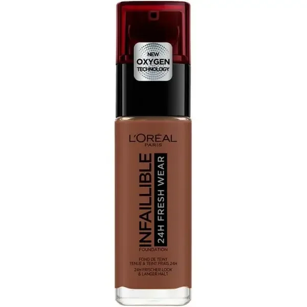 385 Cacao - Fond de Teint fluide Infaillible 24H de L\'Oréal Paris