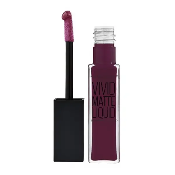 45 Possessed Plum - Rouge à lèvre Vivid Matte Liquid Gemey Maybelline