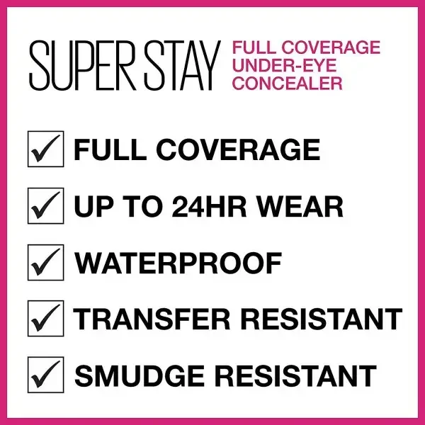 45 Tan - Anti-cernes Haute Couvrance Superstay 24h de Maybelline New York