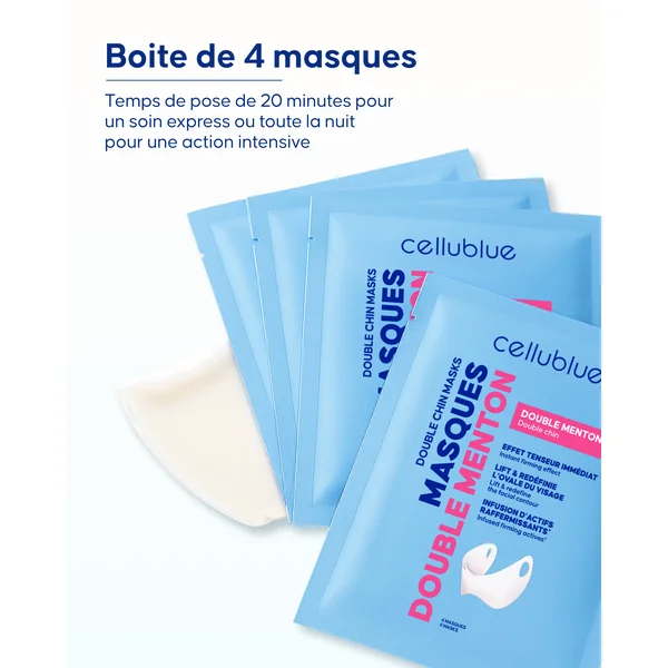 4x Masques Double Menton