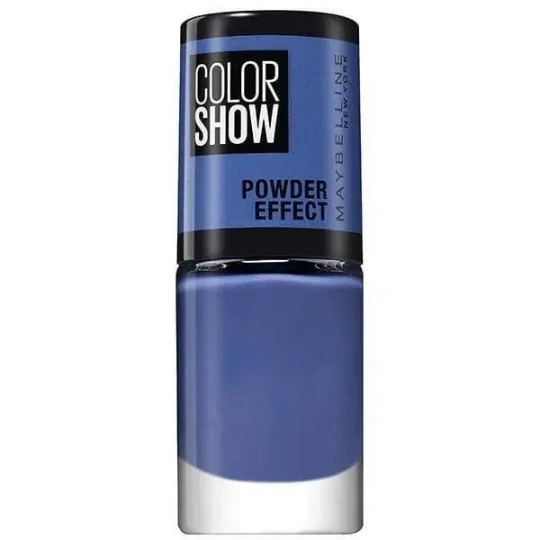 517 Blue Vapor - Vernis à Ongles MAT Powder EFFECT Colorshow de Maybelline New York