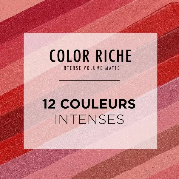 633 Le Rosy Confident - Rouge à Lèvres Matte Intense et Repulpant ( Acide Hyaluronique ) Color Riche de L'Oréal Paris