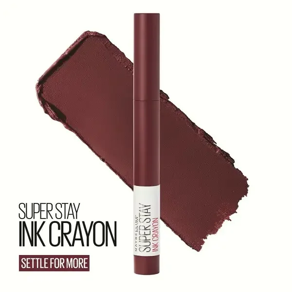 65 Settle For More - Crayon Rouge à Lèvres Superstay Ink de Maybelline New York