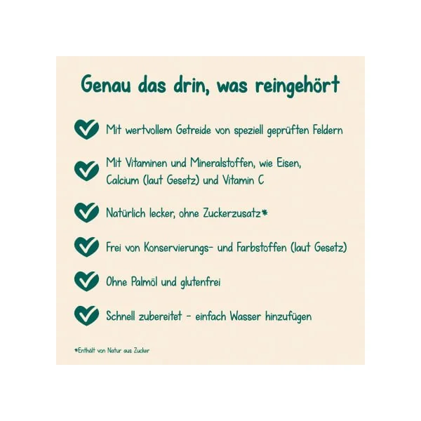 Abendbrei Milch Sanfter Start Gute Nacht ab dem 5. Monat, 400 g