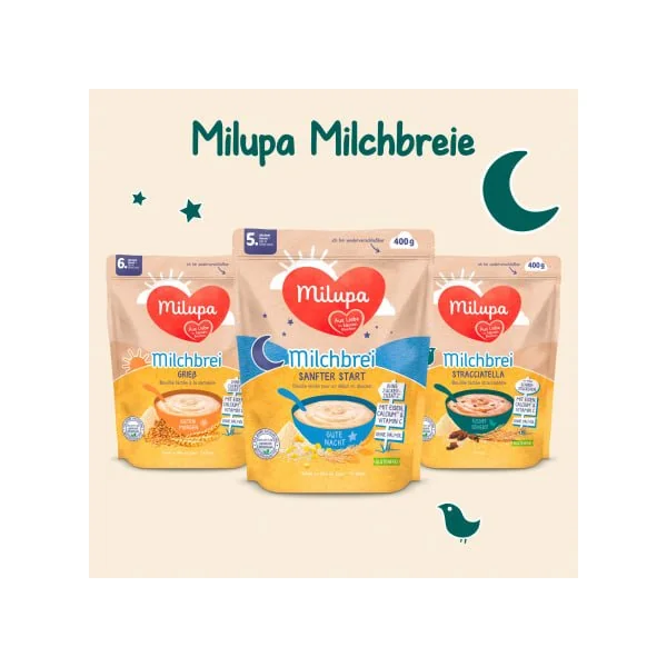 Abendbrei Milch Sanfter Start Gute Nacht ab dem 5. Monat, 400 g