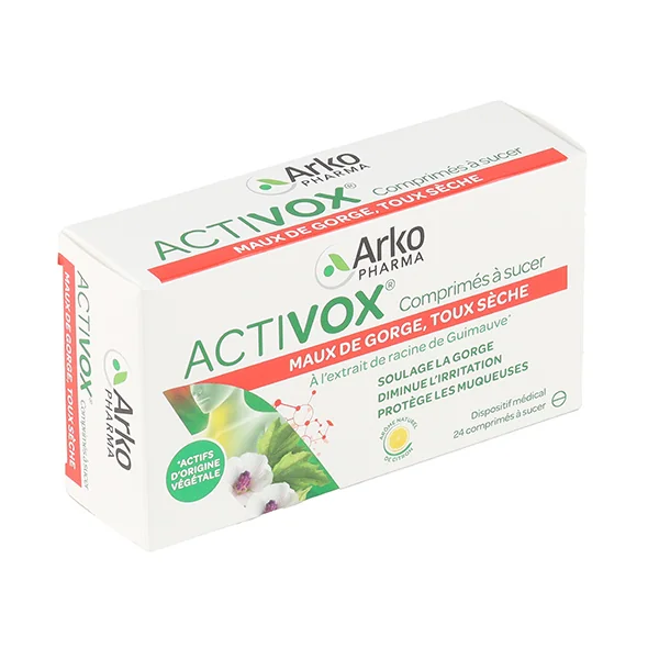 Activox citron comprimés à sucer