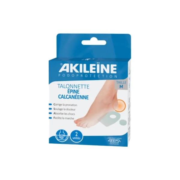 Akileïne Podoprotection Talonnette Épine Calcanéenne 1 Paire - Taille : M