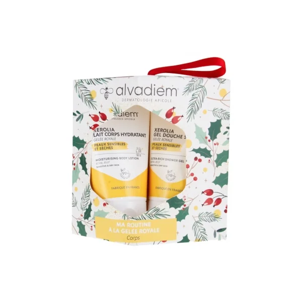 Alvadiem Xerolia Lait Corps Hydratant 30 ml + Xerolia Gel Douche Surgras 30 ml