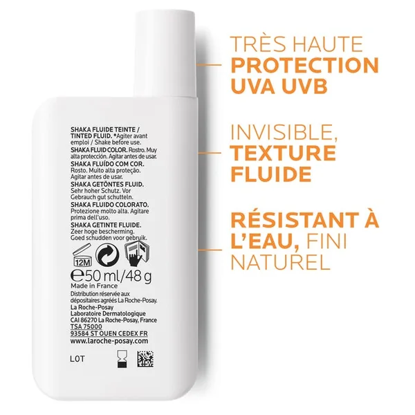 ANTHELIOS - SPF30 Fluide Solaire Invisible avec Parfum Peaux Normales à Mixtes, 50ml