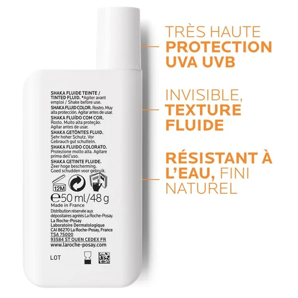 ANTHELIOS - SPF30 Fluide Solaire Invisible avec Parfum Peaux Normales à Mixtes, 50ml
