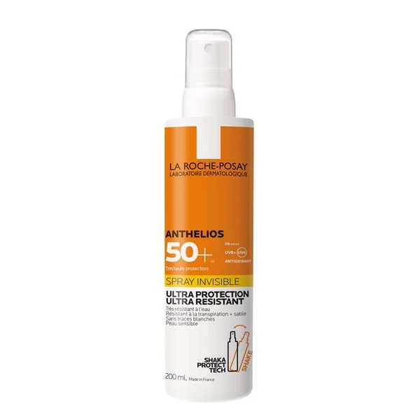 ANTHELIOS - SPF50+ Spray Solaire Invisible Corps Avec Parfum, 200ml