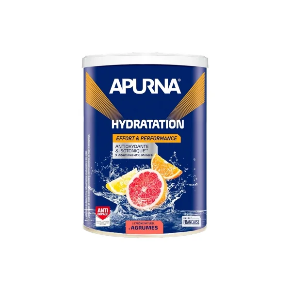 Apurna Hydratation Effort & Performance 500 g - Arôme : Agrumes