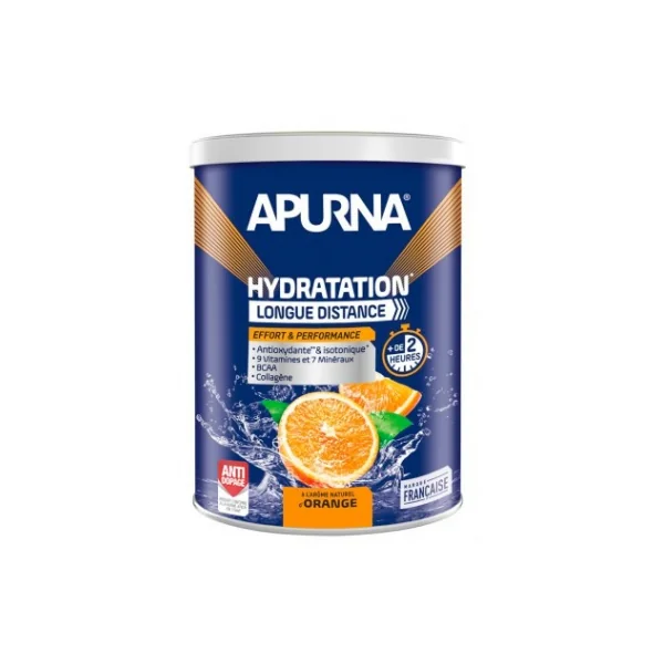 Apurna Hydratation Longue Distance Effort & Performance 500 g - Arôme : Orange