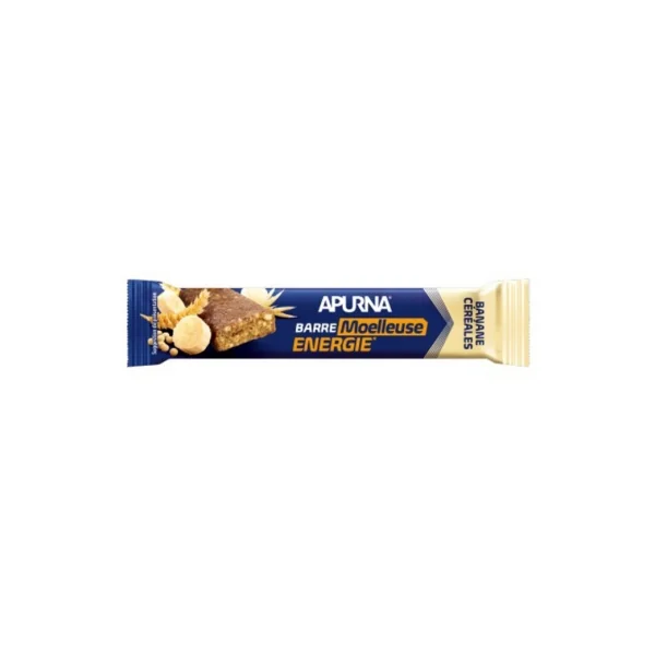 Apurna Énergie Barre Moelleuse 40 g - Goût : Banane Céréales