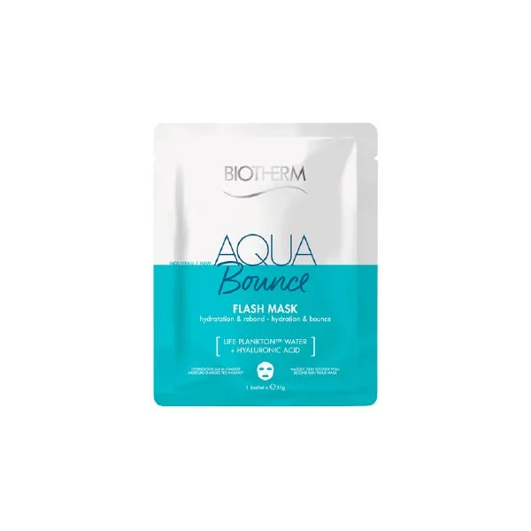 AQUASOURCE BOUNCE - Masque en Tissu Concentré en Acide Hyaluronique - Peaux Matures, 31g