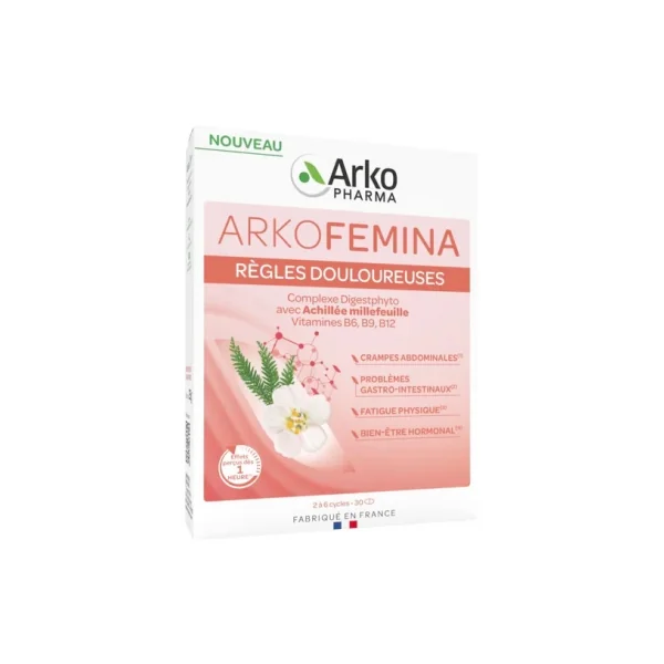 Arkopharma Arko Femina Règles Douloureuses 30 Comprimés