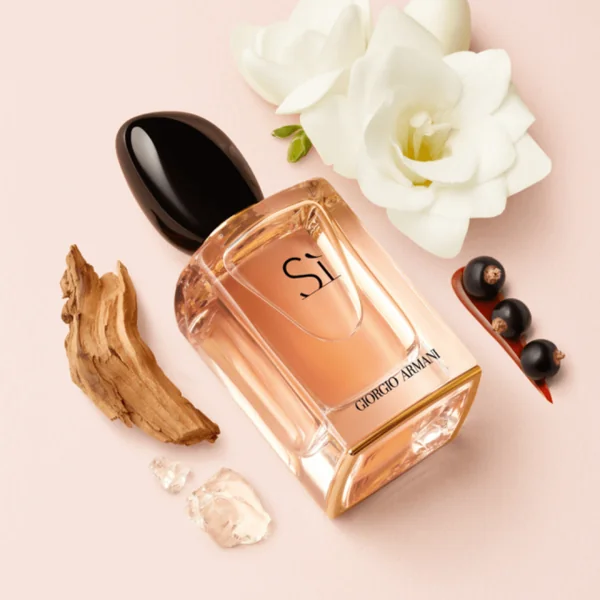 Armani - Sì Coffret Eau de Parfum avec son vaporisateur de sac et son lait parfumé