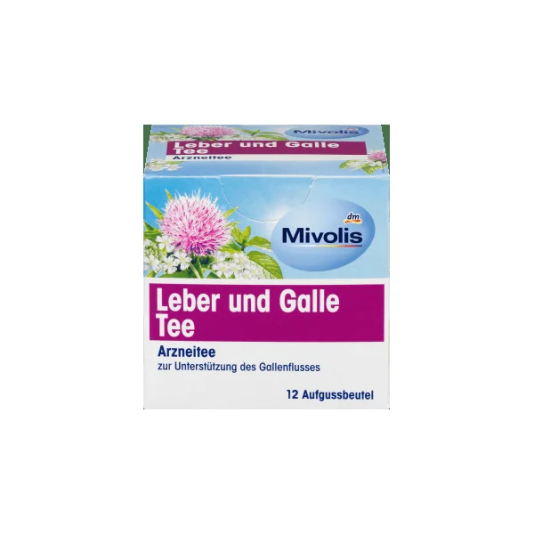 Arzneitee, Leber & galle Tee (12 Beutel), 21 g