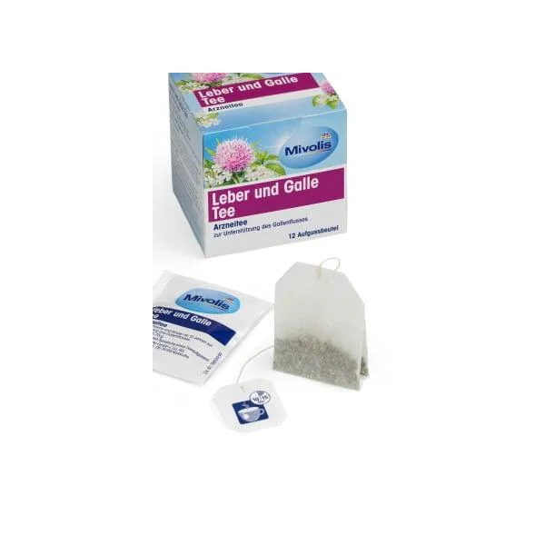 Arzneitee, Leber & galle Tee (12 Beutel), 21 g