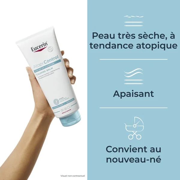 ATOPICONTROL - Baume Corps Calmant - Peaux Très Sèches, 400ml