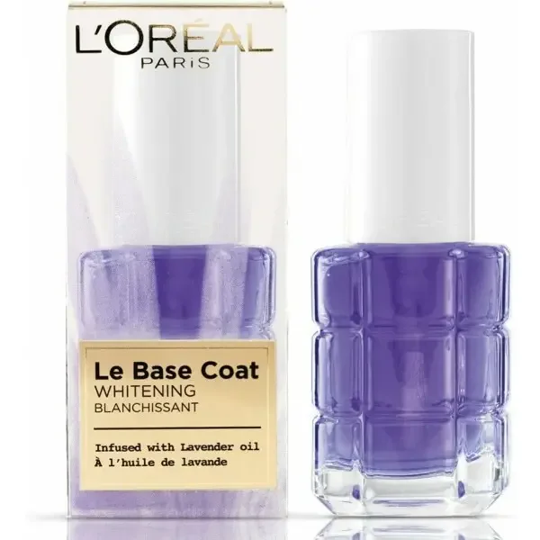 Base Coat Blanchissant Infusé à l'Huile de Lavande Color Riche de L'Oréal Paris