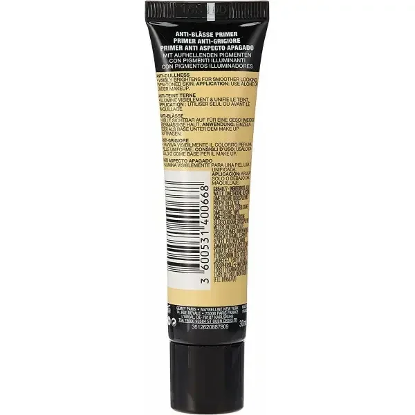 Base de Teint Eclat Face Studio Prime de Maybelline New York
