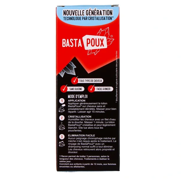 Basta Poux Traitement Express Anti-Poux et Lentes