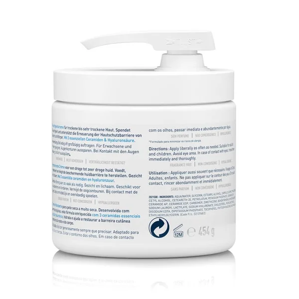 Baume Hydratant - Visage et Corps Peaux Sèches à très Sèches pot, 454 ml