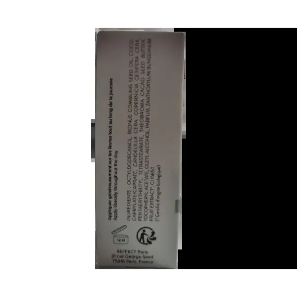 Baume à lèvres végan et naturel Made in France de REFFECT Paris