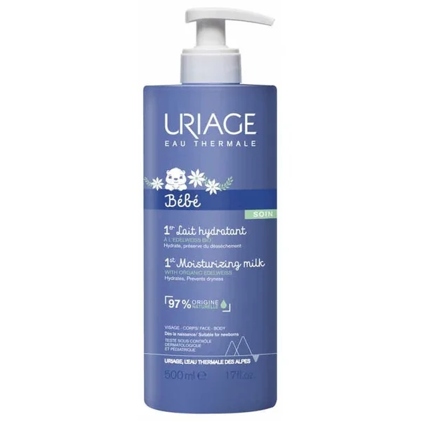 BEBE - 1er Lait Hydratant - Visage et Corps - Tous Types de Peaux, 500ml