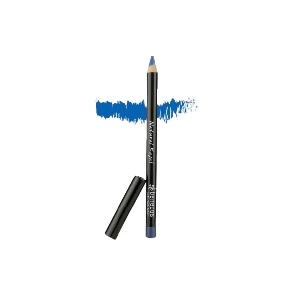 Benecos Natural Kajal Crayon Contour des Yeux Bio - Couleur : Bleu Électrique