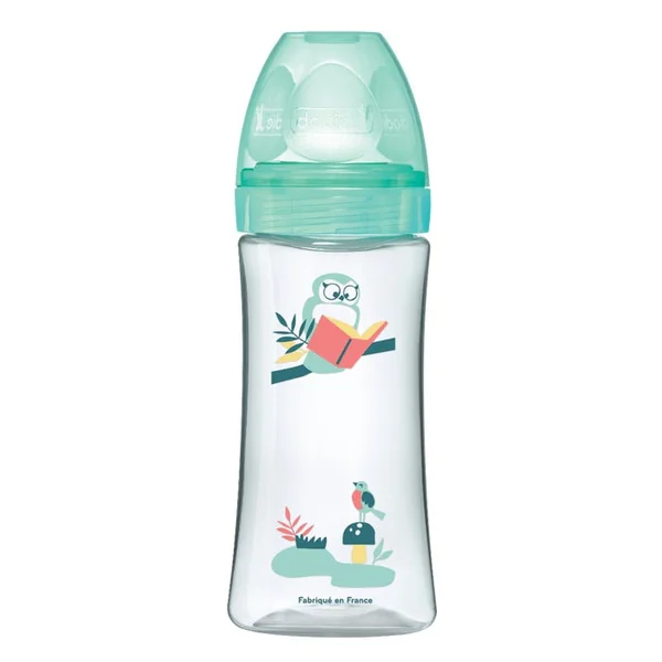 Biberon Initiation + Anti-Colique Débit 2 Vert 0 à 6 mois, 270ml