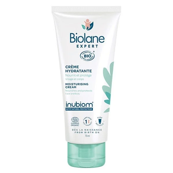 BIOLANE EXPERT - Crème Hydratante Visage et Corps Bio, 75ml