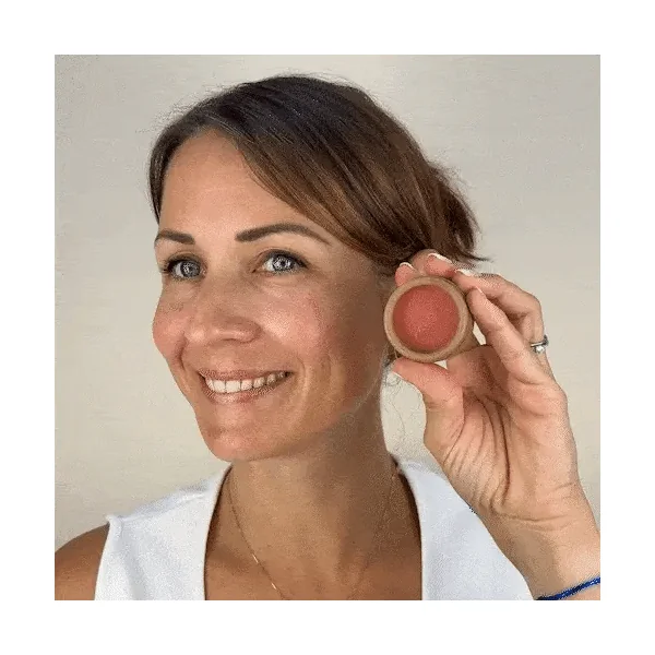 Blush solide crème aux pigments minéraux